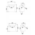 Hidra Ellade Spłuczka z pokrywą Biały D59.001