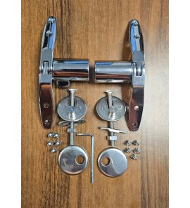   Hidra Ellade Zawiasy do deski sedesowej wolnoopadającej chrom P80DXC2 W MAGAZYNIE!!