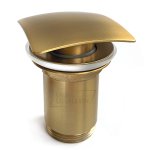       Hidra Faster+Bruma Adamastor Umywalka ze stelażem 60 cm czarny mat z baterią jednootworową z korkiem klik klak sunrise KI60.026+KSP60.113+3010142SR WYPRZEDAŻ EKSPOZYCJI!!