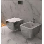 Hidra Faster Kiub Bidet ścienny White/Platinum KIW14.014