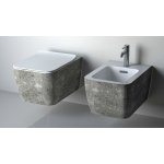 Hidra Faster Kiub Bidet ścienny Ceppo di gre grey KIWR14.100