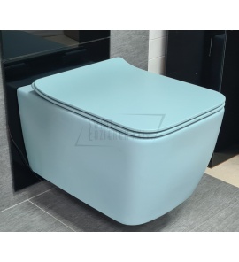  Hidra Faster Kiub Miska WC wisząca verde matt + Deska wolnoopadająca KIWR20.052+FAZQ.052