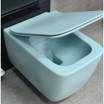  Hidra Faster Kiub Miska WC wisząca verde matt + Deska wolnoopadająca KIWR20.052+FAZQ.052