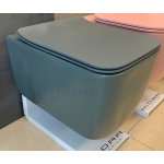 Hidra Faster Kiub Miska WC wisząca grey matt + Deska wolnoopadająca KIWR20.053+KIZQ.053