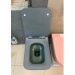 Hidra Faster Kiub Miska WC wisząca grey matt + Deska wolnoopadająca KIWR20.053+KIZQ.053