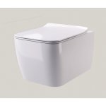        Hidra Faster Kiub Miska WC wisząca Rimless 54x36,5 cm z deską wolnoopadającą biała KIWR20.001+KIZQ.001 PROMOCJA!! W MAGAZYNIE!!