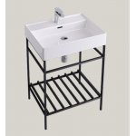 Hidra Faster Kiub Stelaż pod umywalkę 60 cm czarny KSG60