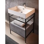 Hidra Faster Kiub Umywalka ścienna 61x46 cm Biała KI60.001