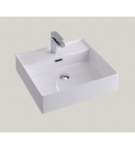 Hidra Faster Kiub Umywalka ścienna 51x46 cm Biała KI50.001