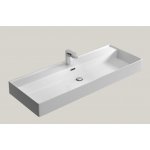 Hidra Faster Kiub Umywalka ścienna 120x46 cm Biała KI120.001