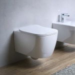 Hidra Faster Faster Wc wiszący bez kołnierza 53x36,5 cm Biały FAWR20.001