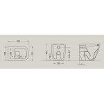 Hidra Faster Miska WC stojący Biały FAT30.001