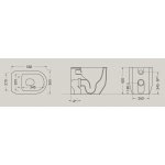 Hidra Gio Evolution Miska WC stojąca Biały GR20.001