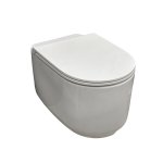 Hidra Gio Evolution Miska WC wisząca Rimless 55x36,5 cm z deską wolnoopadajacą biała GWR20.001+GZQ.001