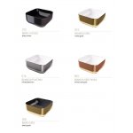 Hidra Gio Evolution Umywalka stawiana na blat 60,5x40 cm Biały G40E.001