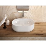 Hidra Gio Evolution Umywalka stawiana na blat 60x40 cm Biały G60E.001