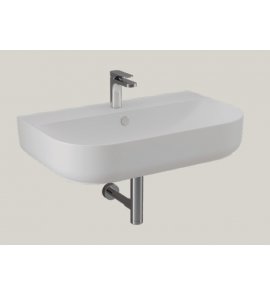 Hidra Gio Evolution Umywalka ścienna 80x49 cm Biały G17E.001