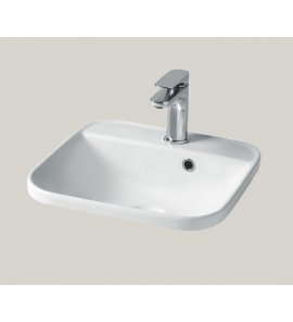 Hidra Gio Evolution Umywalka kwadratowa wpuszczana w blat 40x40 cm Biały G243.001