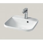 Hidra Gio Evolution Umywalka kwadratowa wpuszczana w blat 40x40 cm Biały G243.001
