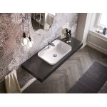 Hidra Gio Evolution Umywalka prostokątna wpuszcza w blat 80x40 cm Biały G280.001 W MAGAZYNIE!!