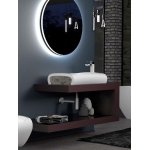 Hidra Hi-Line Umywalka stawiana na blat 700x410 mm White/Ceppo di gre grey HI17.100