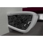 Hidra Hi-Line Miska WC wisząca White/Black matt marble HIW10.102
