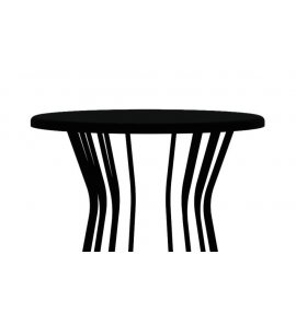 Hidra Hub Półka na stelaż podumywalkowy okrągła 46 cm czarny mat HUP3.026