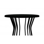 Hidra Hub Półka na stelaż podumywalkowy okrągła 46 cm czarny mat HUP3.026