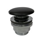      Hidra Korek do umywalki Click-Clack z ceramiczną pokrywą czarny mat P125.026