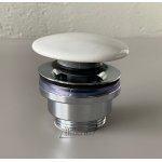  Hidra Korek klik-klak do umywalki/bidetu z ceramiczną pokrywą biały P125.001 W MAGAZYNIE!!