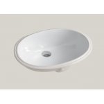 Hidra Lavabi Umywalka owalna wpuszczana w blat 57,5x40 cm Biała A104.001