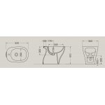 Hidra My Bidet stojący Biały M14.001