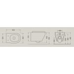 Hidra My Miska WC wisząca z deską wolnoopadającą Biały MWR20.001+MZSQ.001