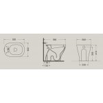 Hidra My Miska WC stojąca Biały M10.001