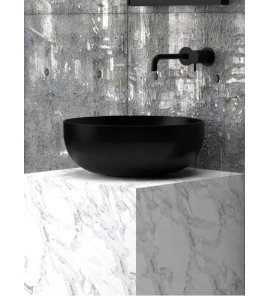 Hidra Sphere Umywalka okrągła Ø 440 mm Czarny mat SP17.026