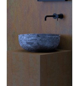 Hidra Sphere Umywalka okrągła Ø 440 mm Ceppo di gré dark SP17.099