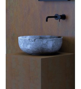 Hidra Sphere Umywalka okrągła Ø 440 mm Ceppo di gré grey SP17.100