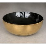 Hidra Sphere Umywalka okrągła Ø 440 mm złoty/czarny SP17.020