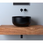 Hidra Sphere Umywalka wysoka okrągła Ø 440 mm Czarny mat SP22.026