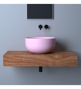 Hidra Sphere Umywalka wysoka okrągła Ø 440 mm Rosa matt SP22.097