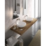 Hidra Tao Umywalka stawiana na blat okrągła 43 cm Biały TA19.001