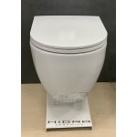 Hidra Tour 4.0 Miska wisząca bezrantowa z deską wolnoopadającą 52,5x36,5 cm biała TUWR40.001+TUZ.001 