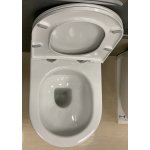 Hidra Tour 4.0 Miska wisząca bezrantowa z deską wolnoopadającą 52,5x36,5 cm biała TUWR40.001+TUZ.001 