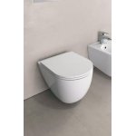 Hidra Tour 4.0 Miska wisząca bezrantowa z deską wolnoopadającą 52,5x36,5 cm biała TUWR40.001+TUZ.001 