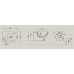 Hidra Venus Bidet ścienny Biały VEW24.001