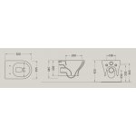 Hidra Venus Miska WC wisząca Biały VEWR20.001