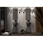 Hidra Wire Umywalka okrągła Ø 430 mm Black matt marble W1.102