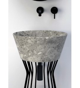 Hidra Wire Umywalka okrągła Ø 430 mm Grey W1.100