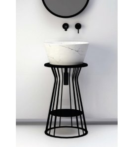 Hidra Wire Umywalka okrągła Ø 430 mm Marble W1.101