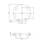 Hoesch Aviva Wanna okrągła do zabudowy z czterema zagłówkami ∅ 1800 mm biały 6620.010